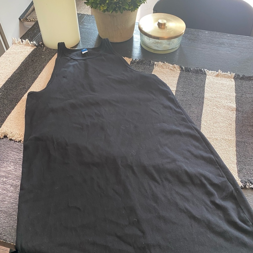 Old Navy Black MIDI Dress Womens XXL LIKE NEW NWOT - Picture 3 of 3